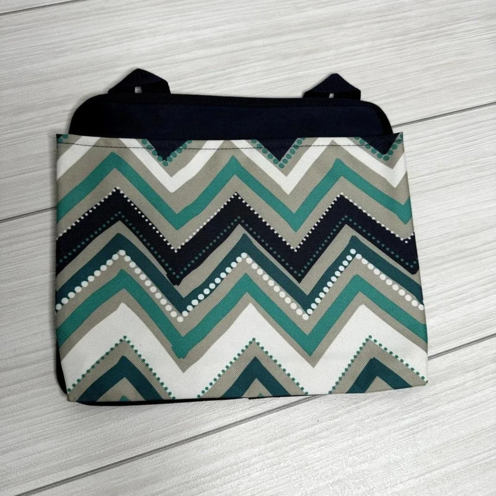 Thirty One Oh Snap Pocket 212A Dotty Chevron Hanging‎ Organizer Wall Storage